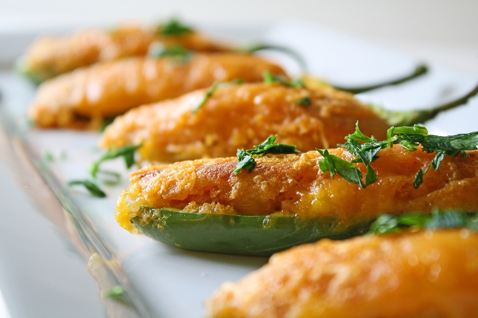 Forks Knives & Spades Smoky Cheddar Cornbread Poppers