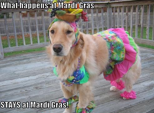 What are the famous sayings of Mardi Gras?