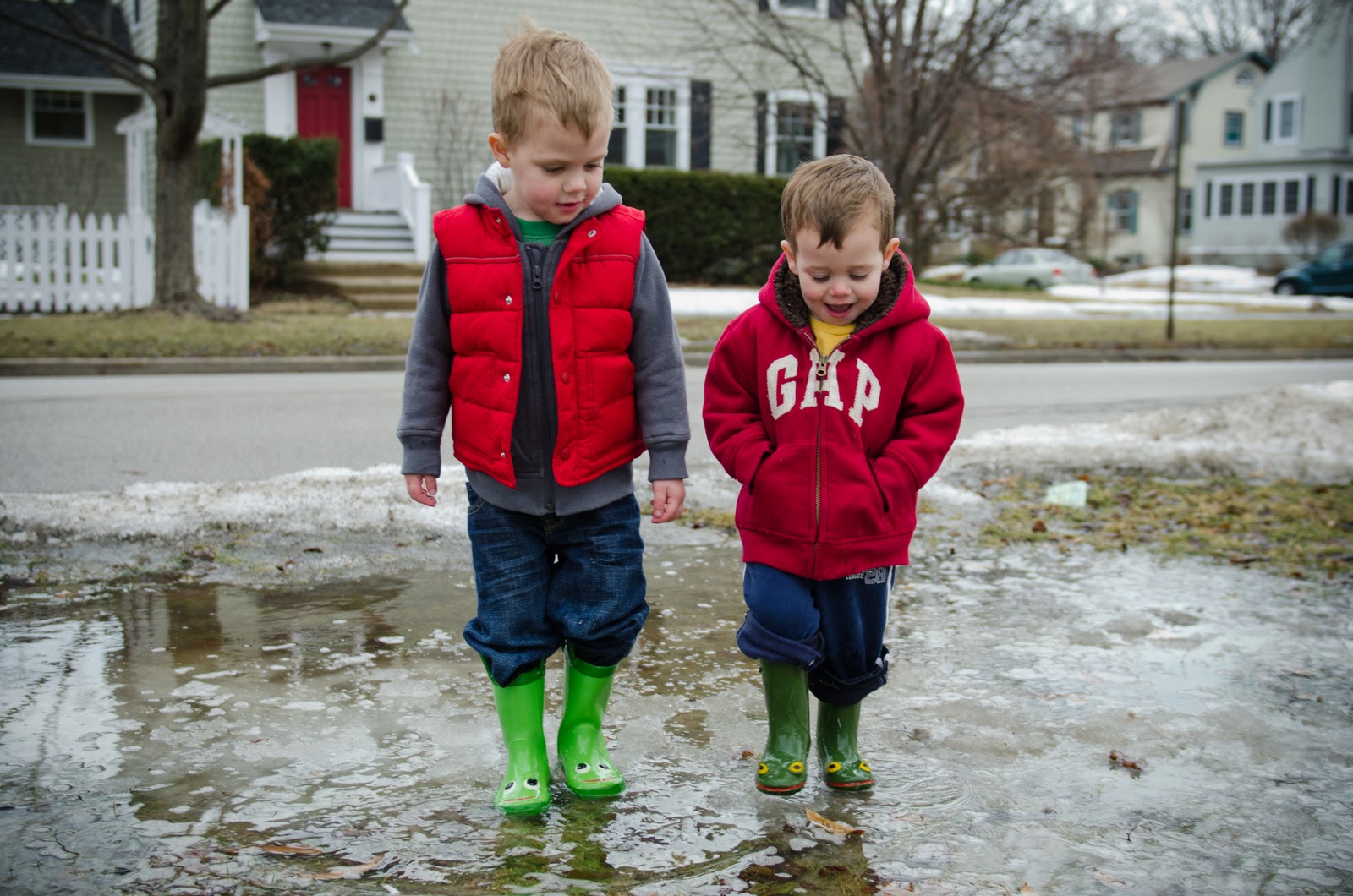 Life with a trio of boys Puddle Jumpers