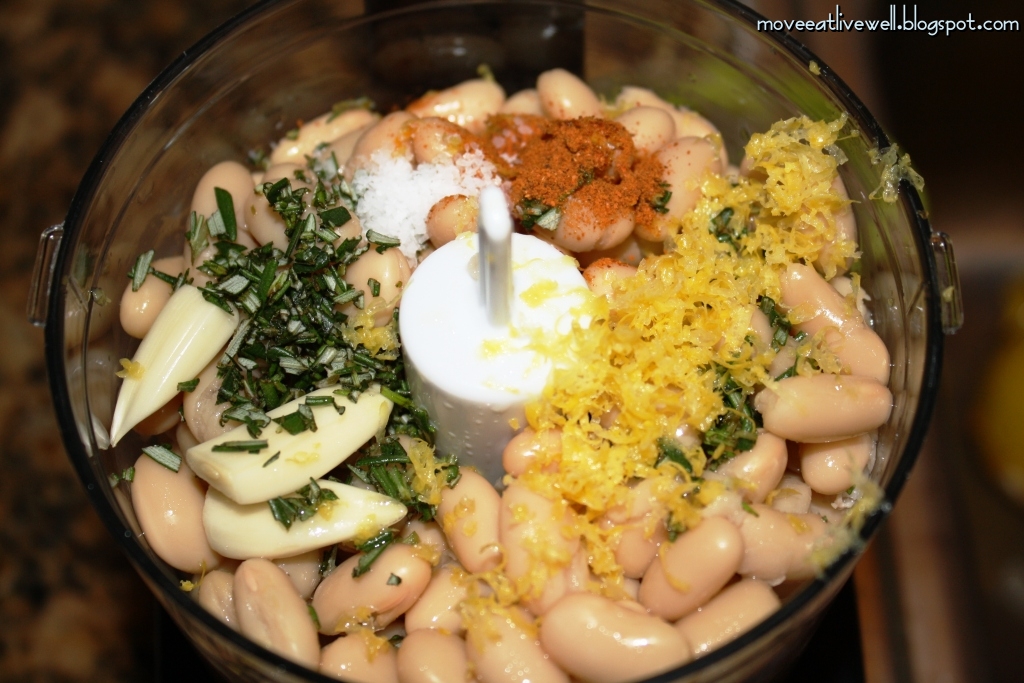 Move. Eat Healthy. Live Better. WHITE BEAN DIP WITH GARLIC, ROSEMARY