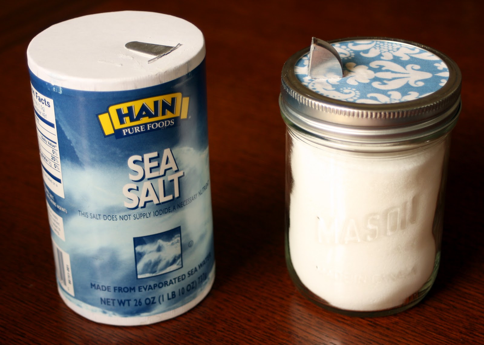 Food and Garden Dailies Mason Jar Salt Shaker