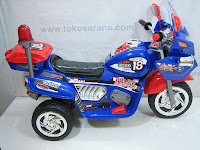 Pliko PK9098 Police Connection Battery-powered Toy Motorcyle with 2 Motor Dynamo