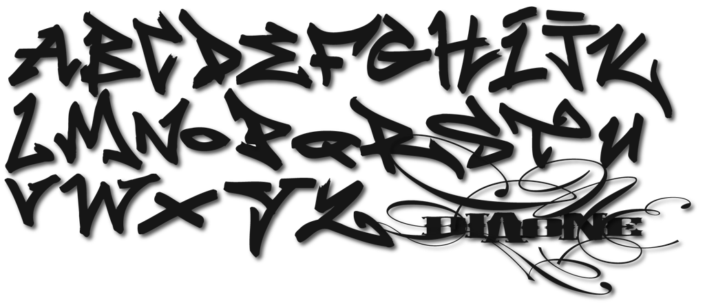 graffiti alphabet stencils
