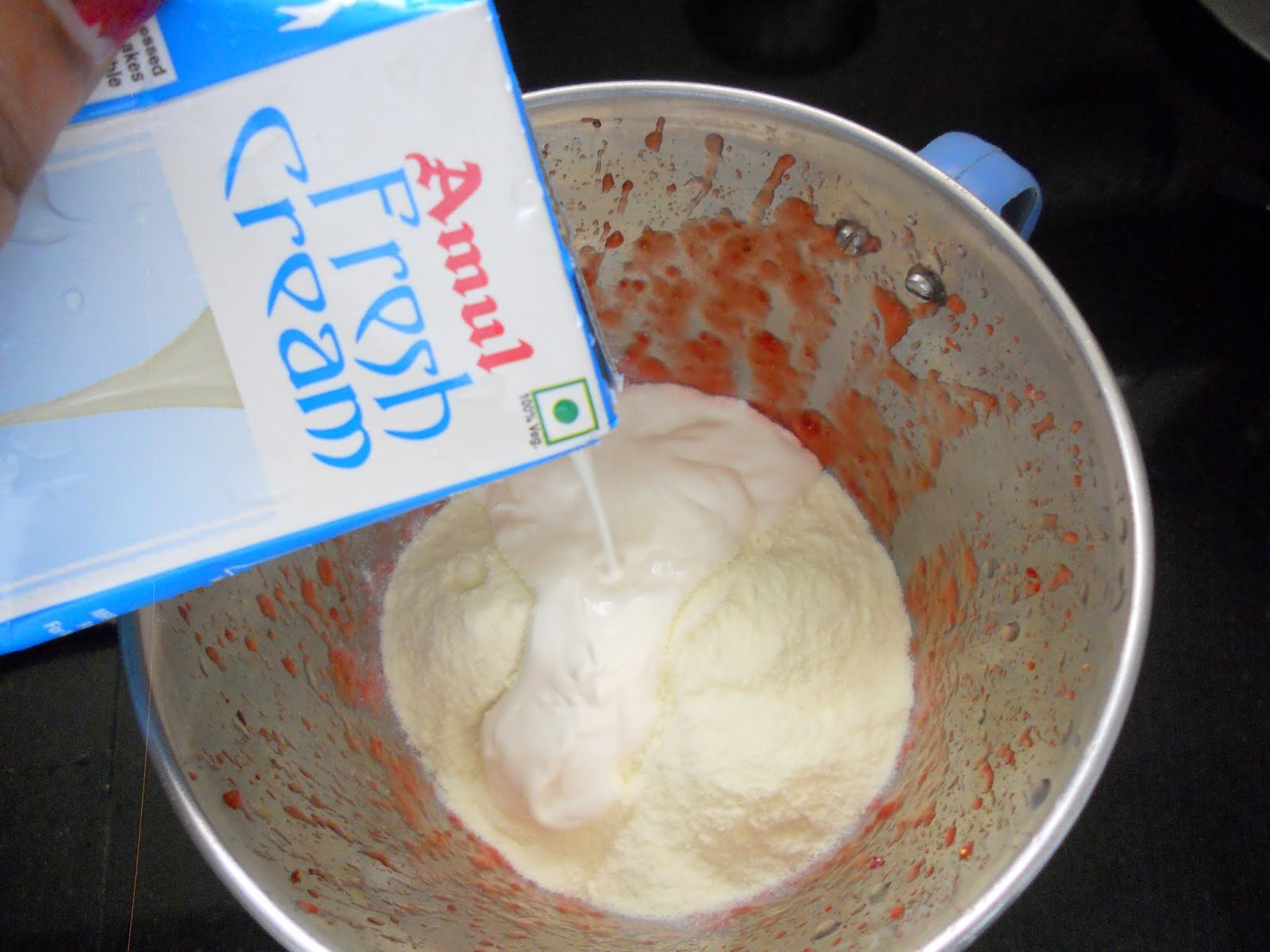 Homemade Fresh Strawberry Ice Cream...step by step. Cooking Is Easy
