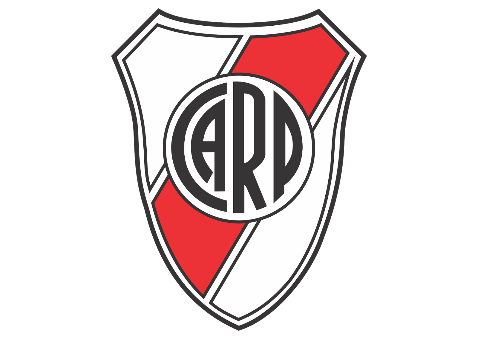 River Plate escudo Logo Vector ~ Format Cdr, Ai, Eps, Svg, PDF, PNG