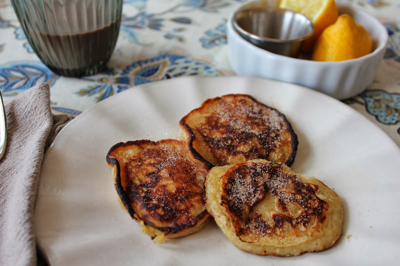 Marie's Pastiche Around the World with Pancakes Jamaican Banana Fritters