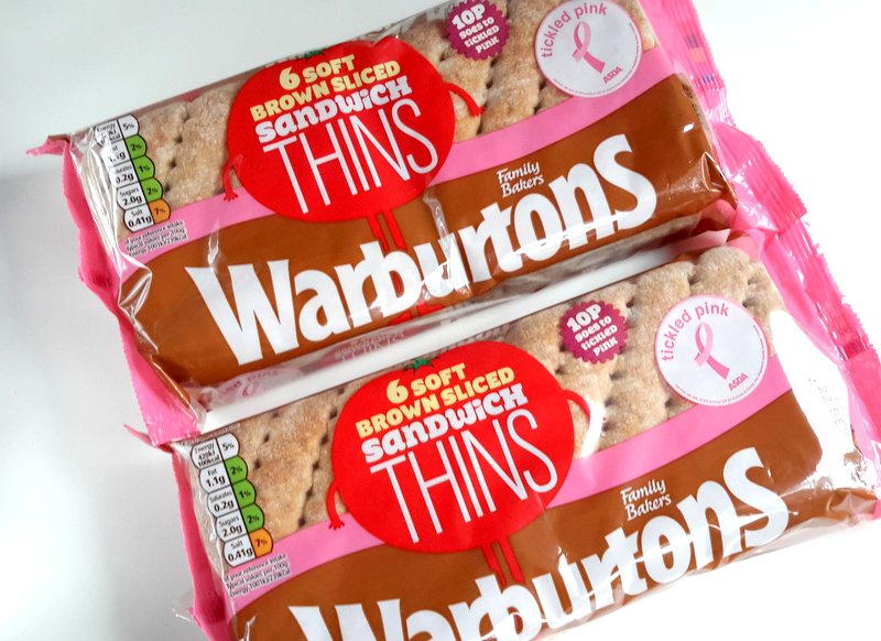 Grocery Gems Warburtons Soft Brown Sandwich Thins Asda's Tickled