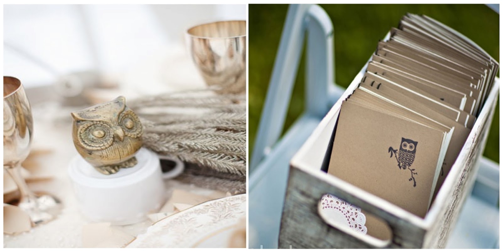 { Ask Cynthia } Wedding Inspirations The Owls have it!