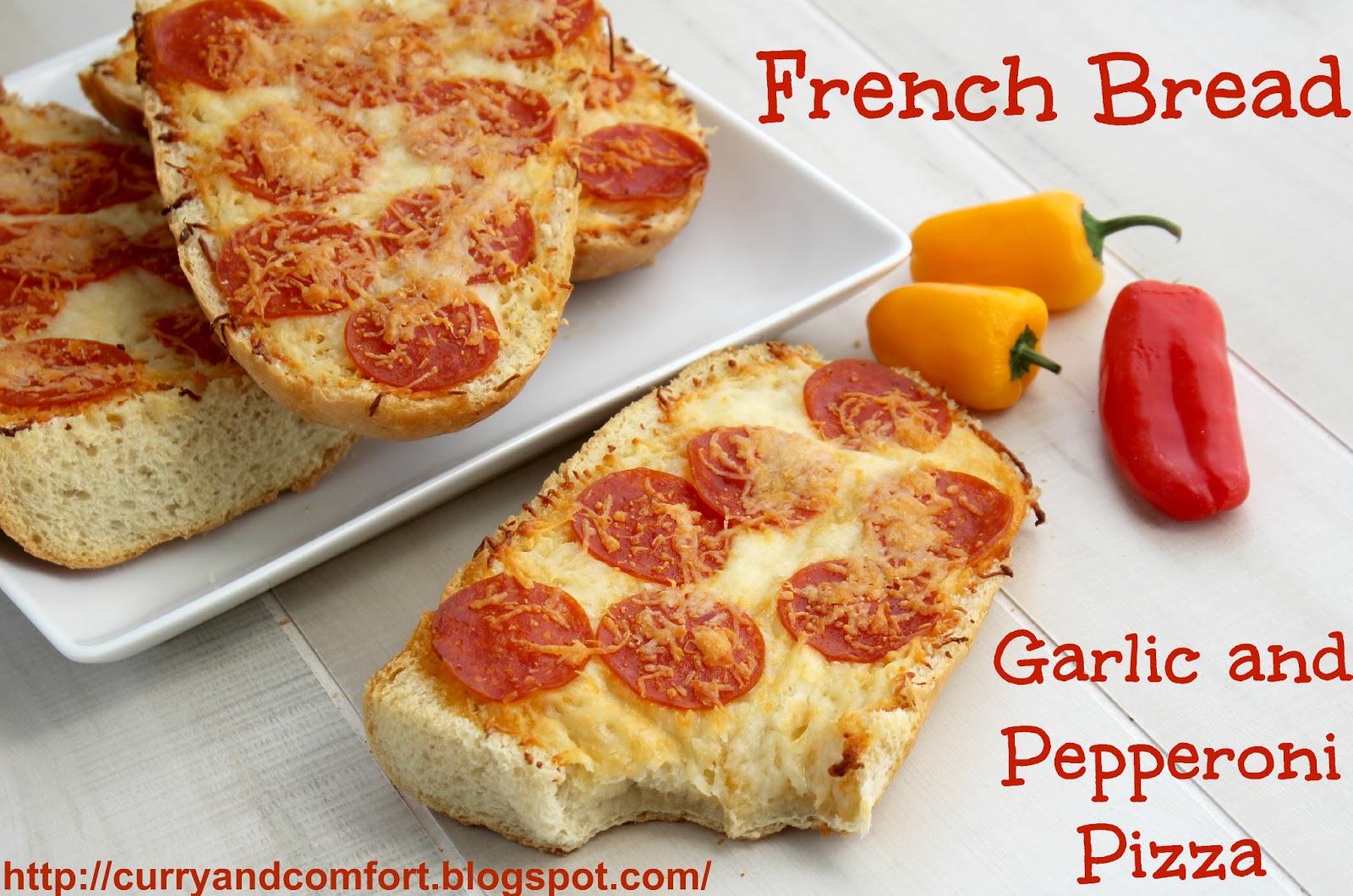 Kitchen Simmer Garlic and Pepperoni French Bread Pizzas