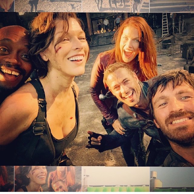 RESIDENT EVIL: THE FINAL CHAPTER  Mila Jovovich volta a postar fotos dos  sets de filmagem.