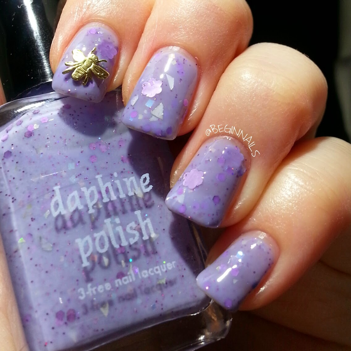 Let's Begin Nails Daphine Polish Swatch and Review