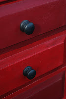 Red Chest of drawers