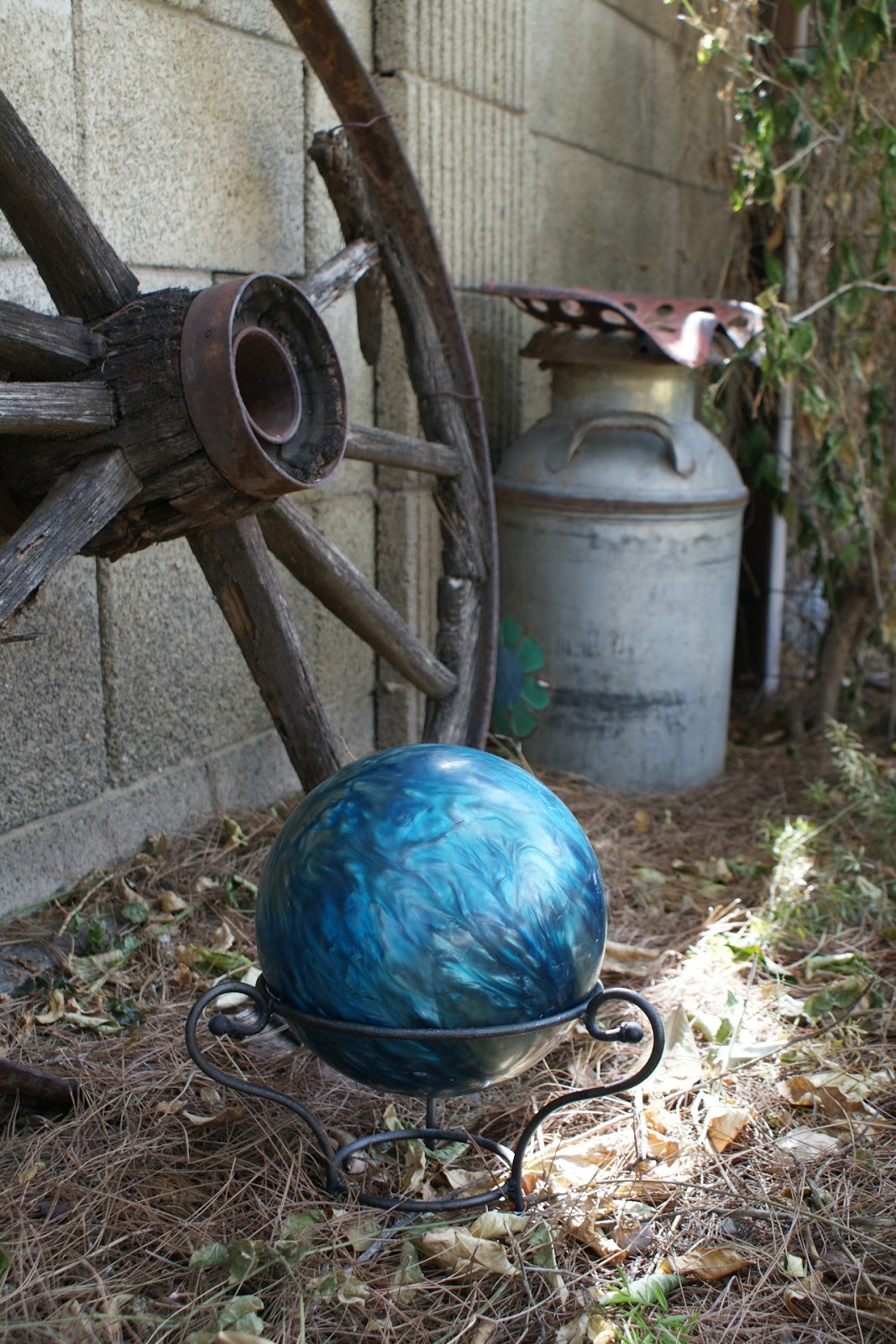 Reminisce... gazing (bowling) ball