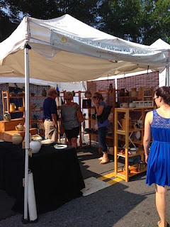 Pottery Booth for Future Relics Gallery by Lori Buff