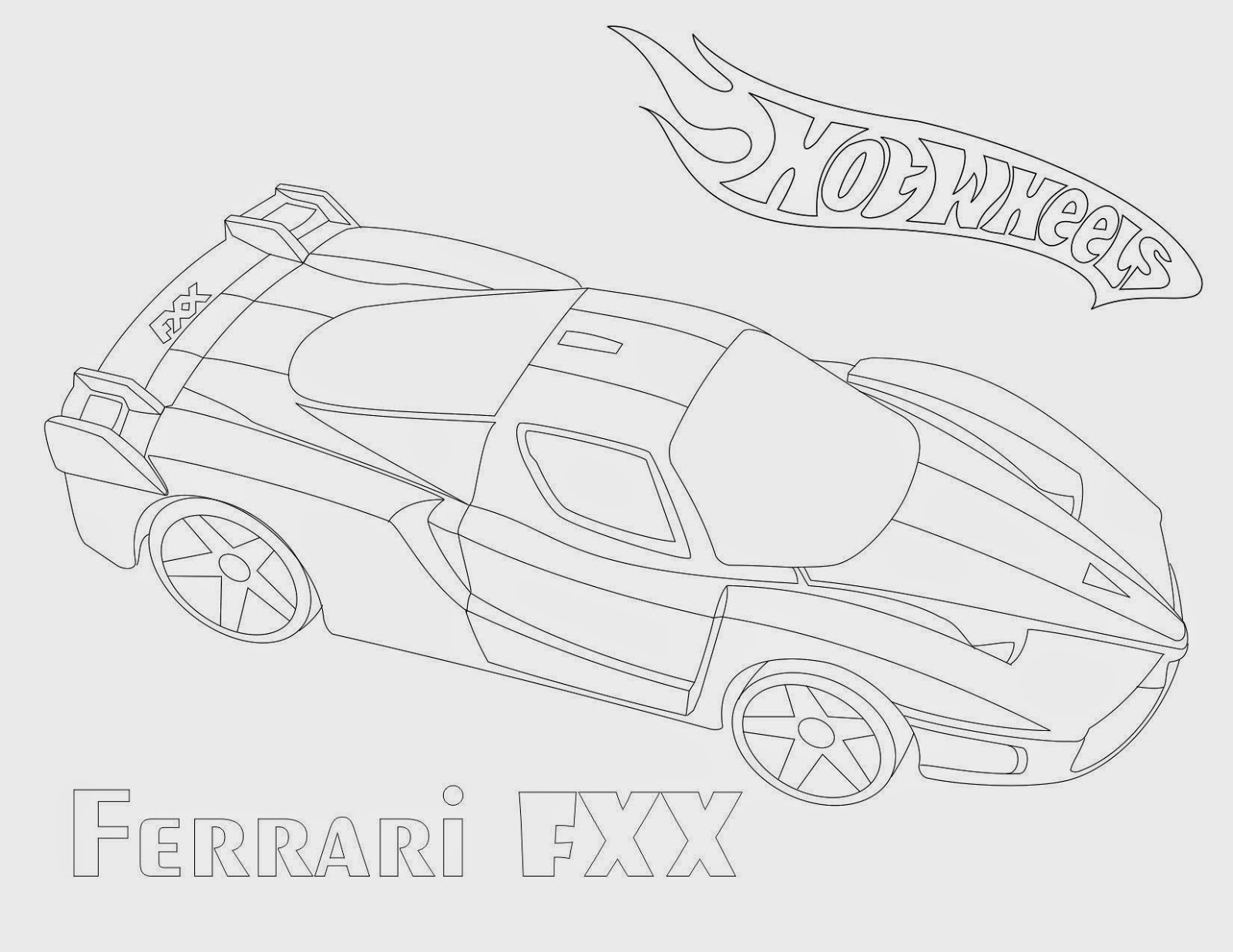 Hot Wheels Coloring Pages 48