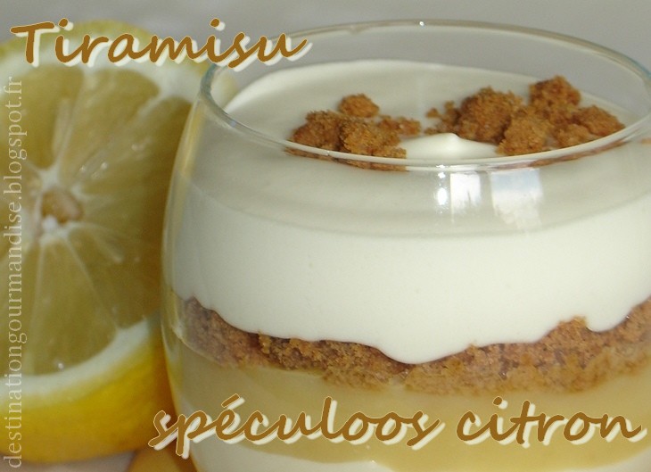 recette tiramisu speculoos et citron