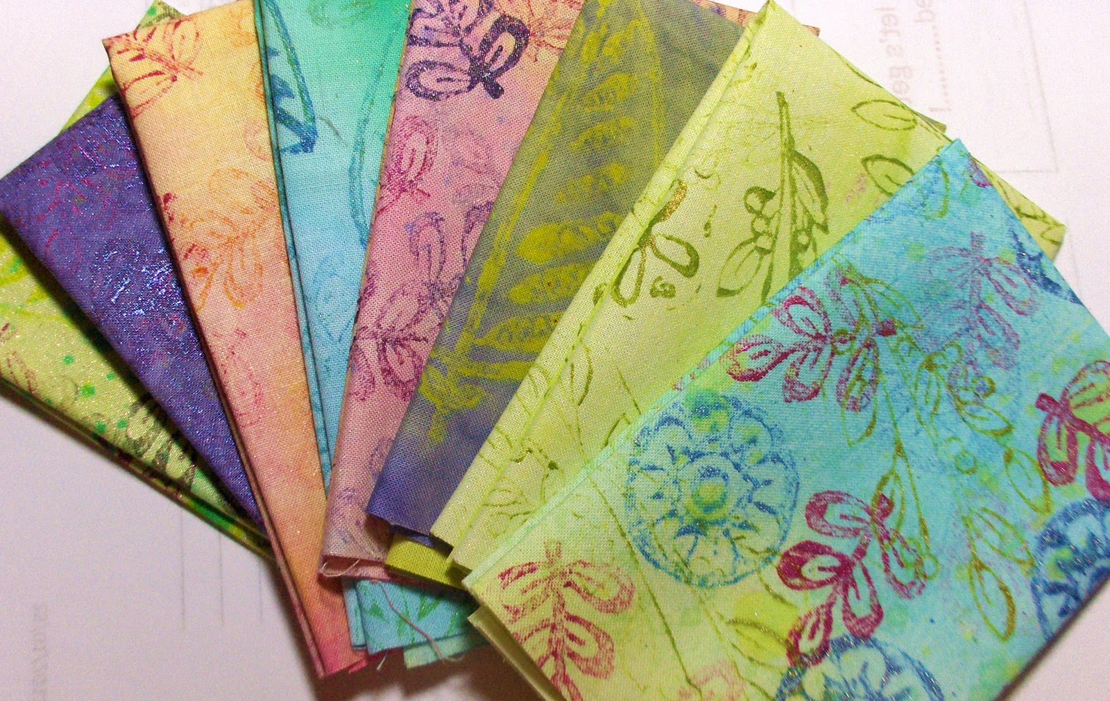 Quilted Escapes How to make your own hand painted fabric!