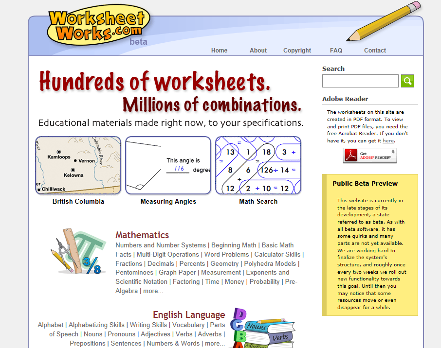 Worksheets Worksheet Works worksheet works