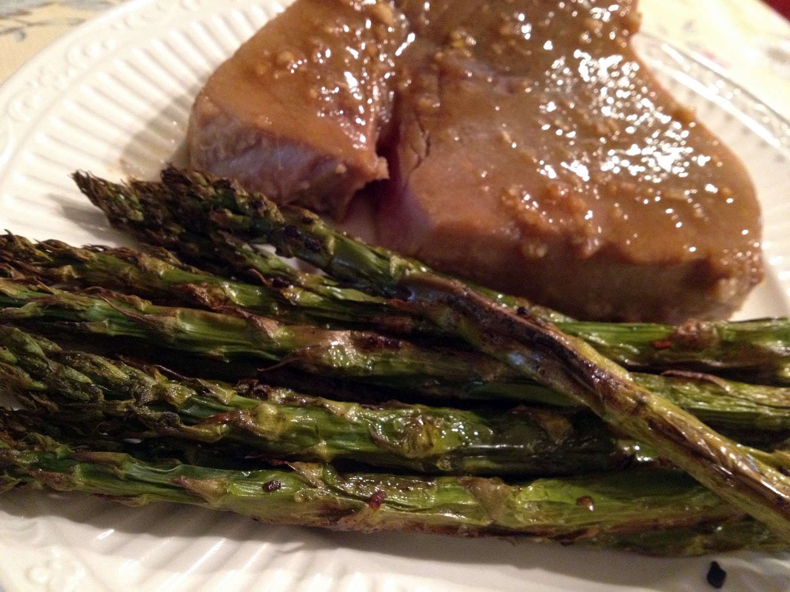 Call Me Mrs. Rapp Roasted Asparagus w/ Soy Sauce