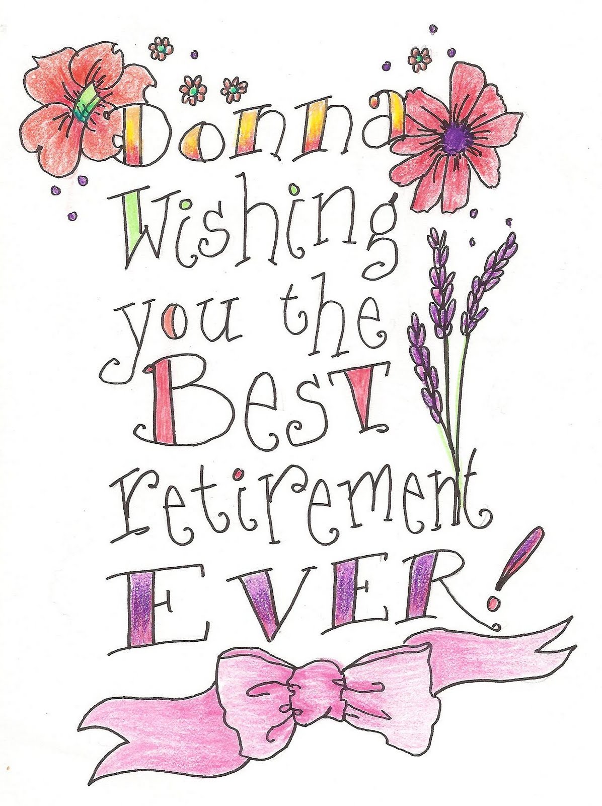 Retirement Wishes. My friend