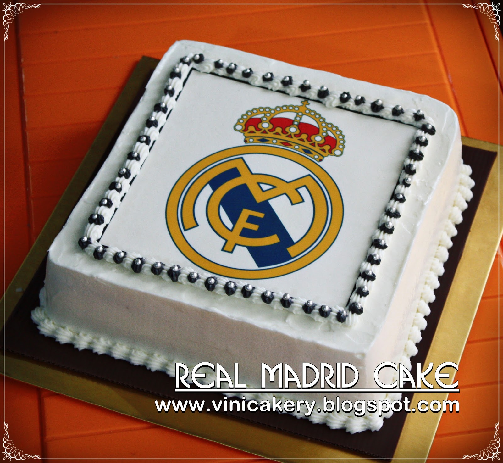 Vini Cakery Real Madrid Cake for mbak Lyliie