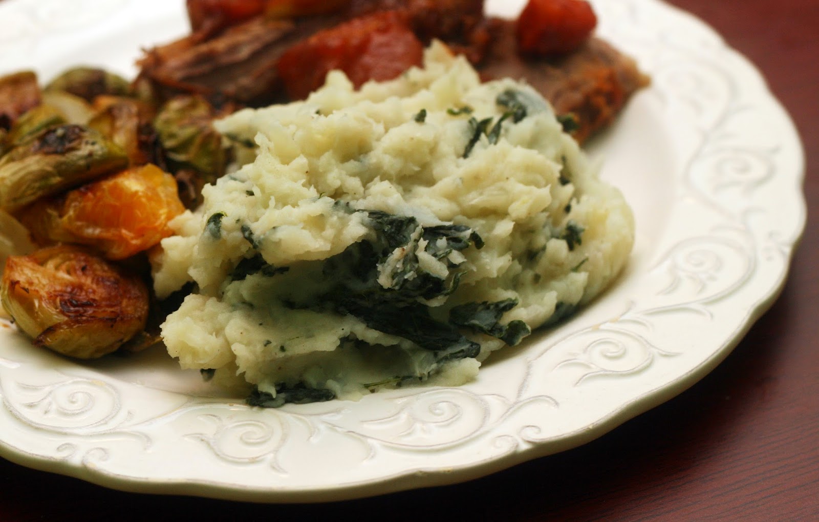 Garlic Kale Mashed Potatoes Coconut & Lime