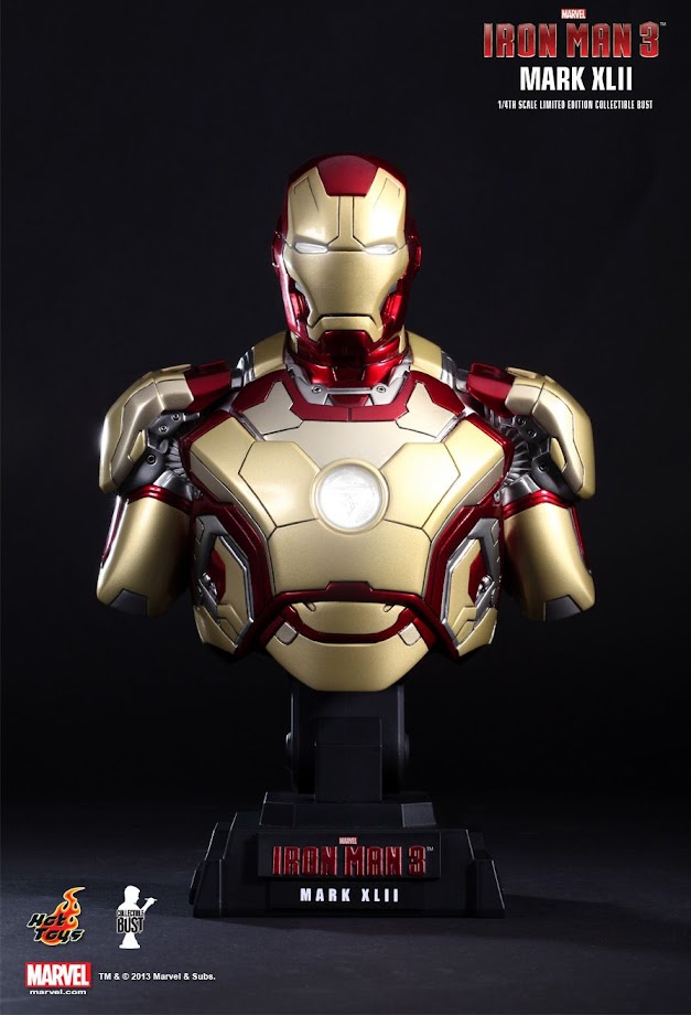 Hot Toys Iron Man 3 1/4 Scale Bust - Mark XLII