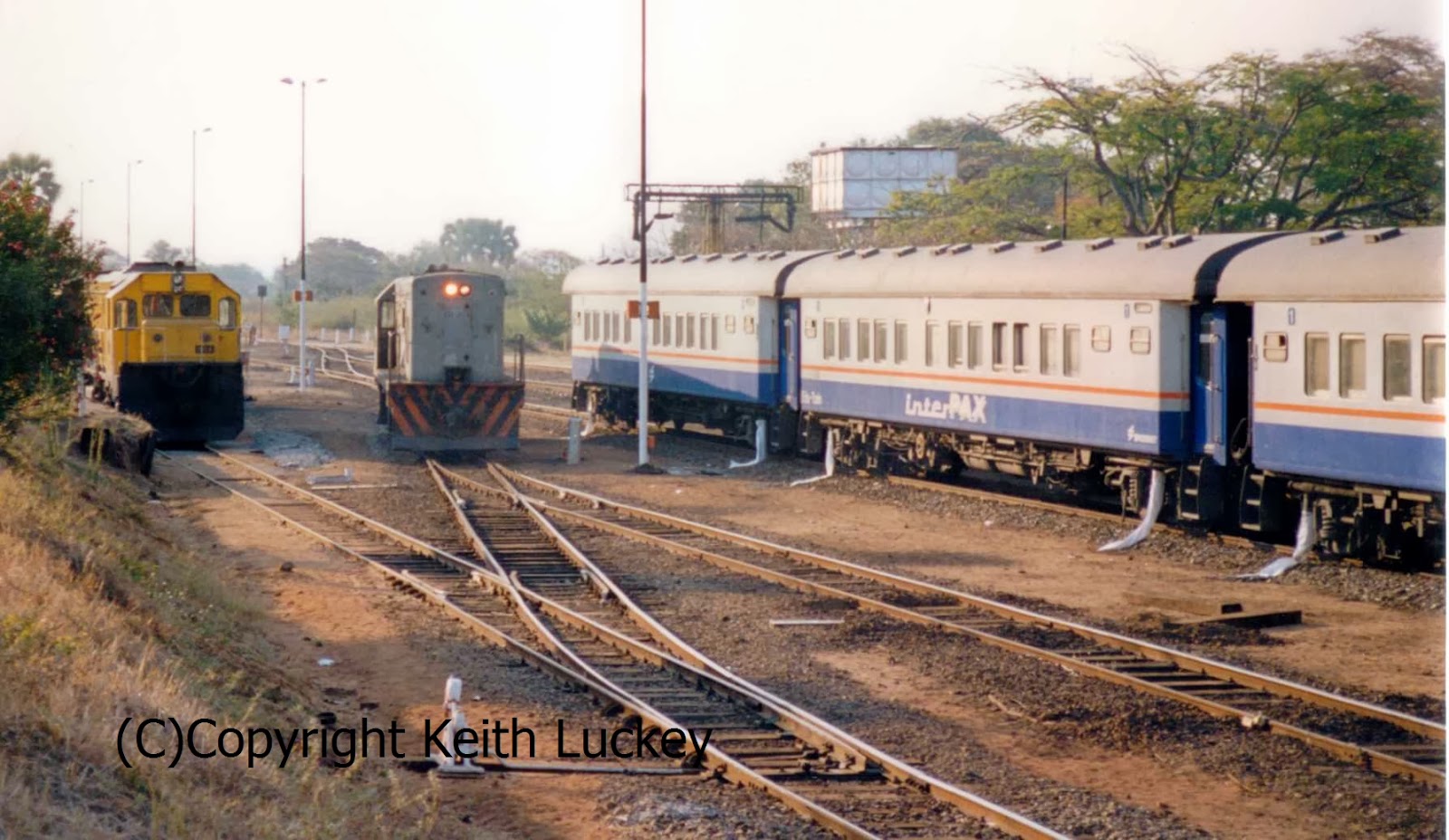 Train Snaps Trains at Victoria Falls Zimbabwe