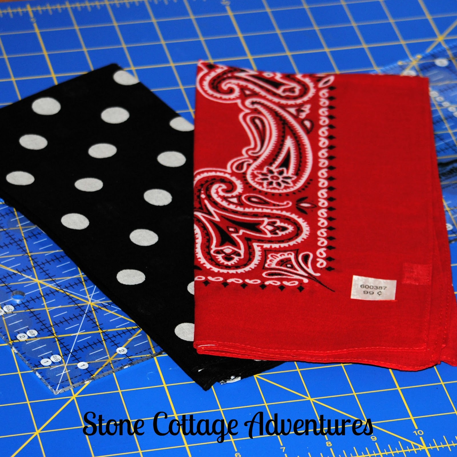 Stone Cottage Adventures Bandana Bows Tutorial