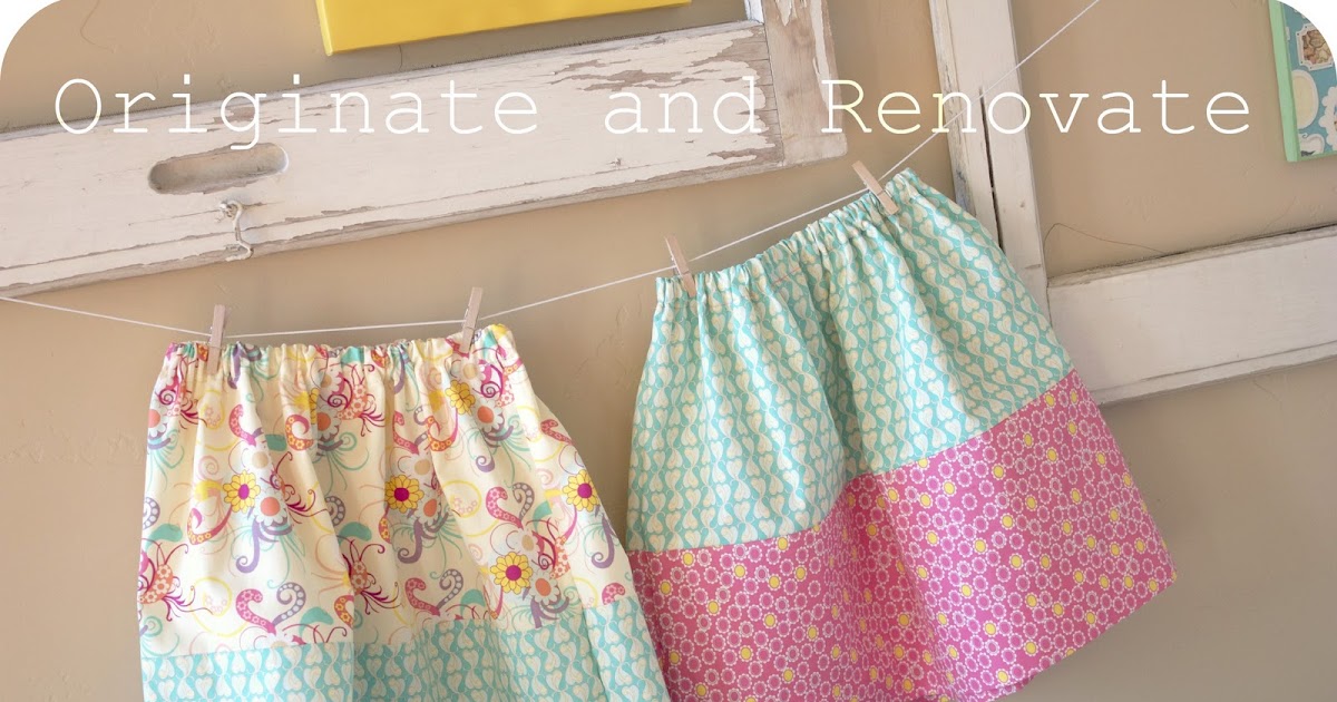 Originate and Renovate Fat Quarter Skirt