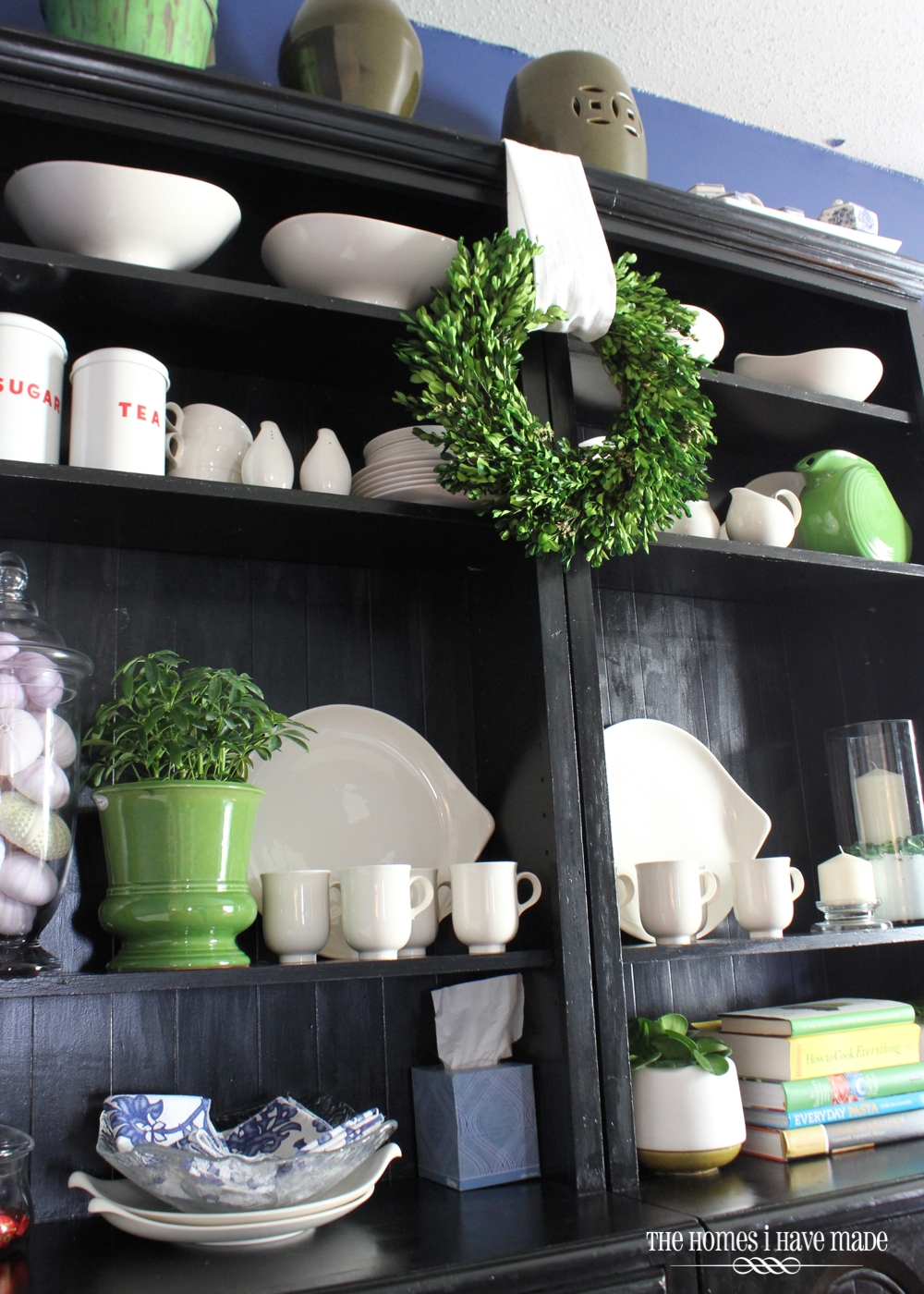 Styling Bookcases As A Dining Hutch The Homes I Have Made