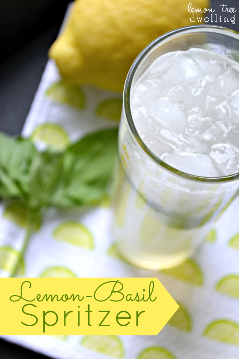 Lemon Basil Spritzer