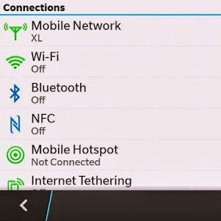 Connection BlackBerry Q10