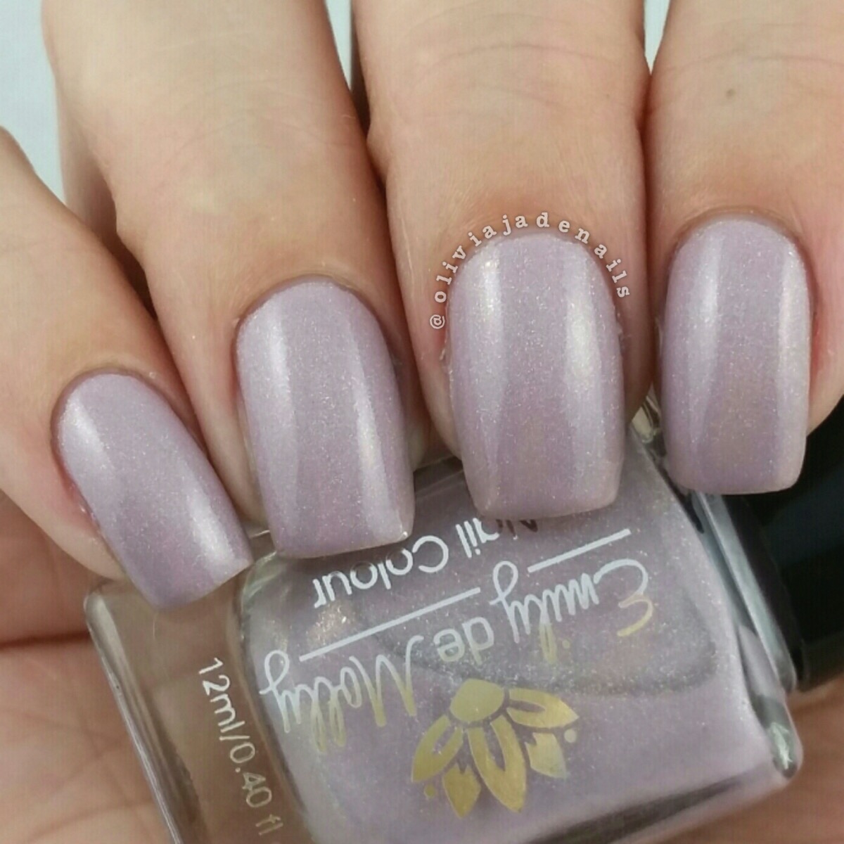 Emily de Molly Heavy Aura swatched by Olivia Jade Nails