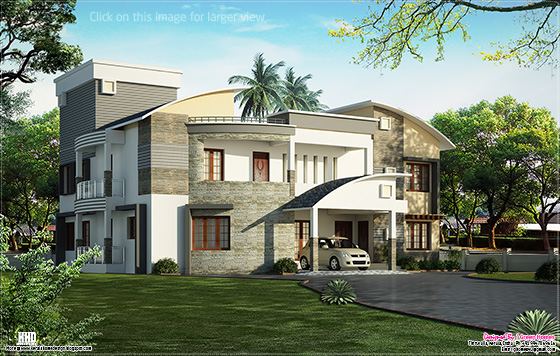 cute luxury villa design