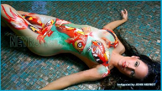 John Neyrot body paint artist based out of Miami, FL