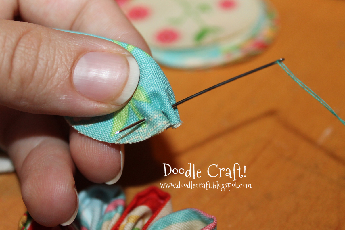 Doodlecraft Fabric Flower Headbands!