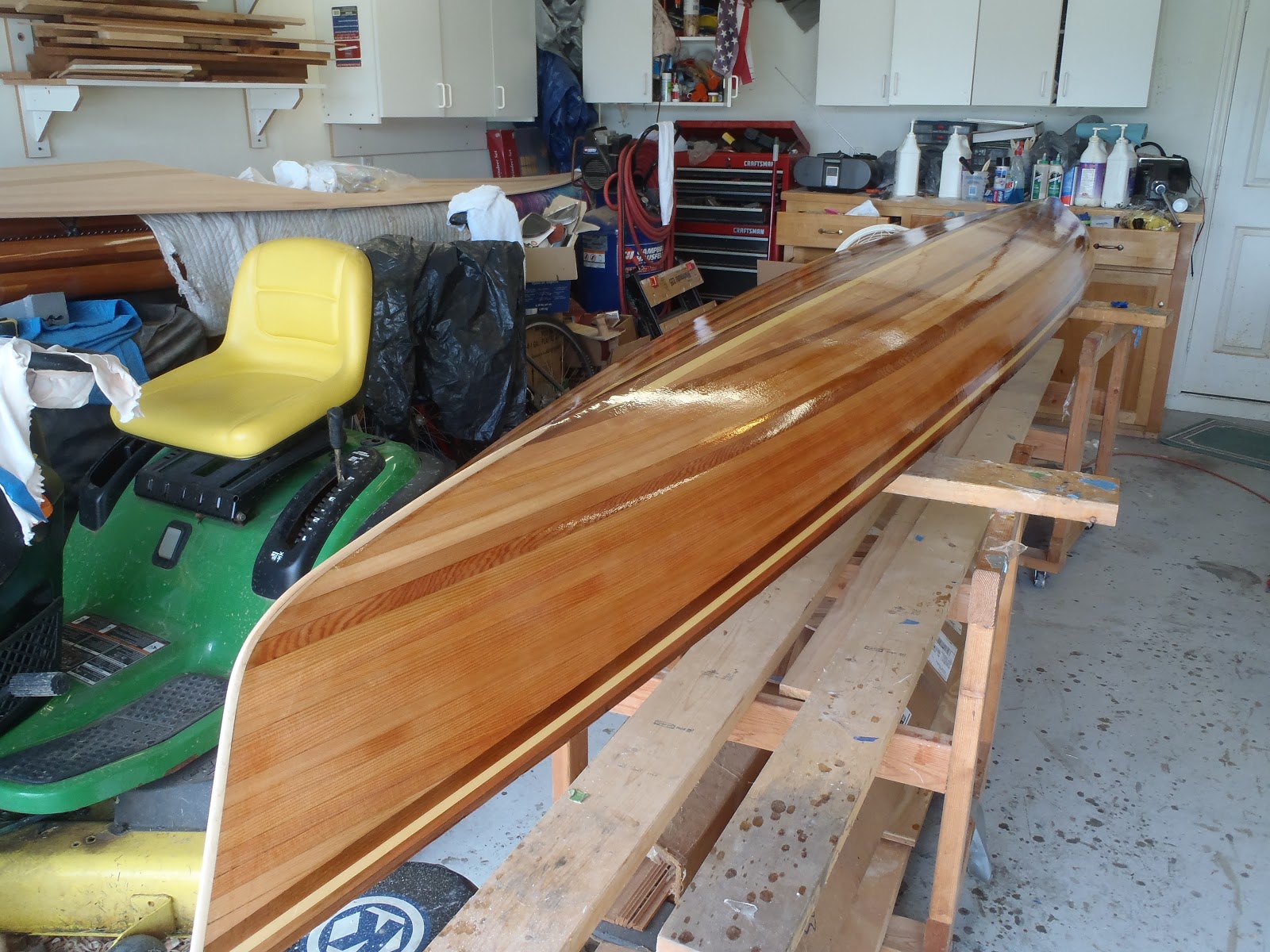 Guillemot "Simple Design" Kayak Build Fiberglassing the hull