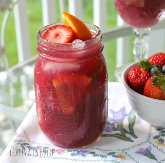 Easy Homemade Sangria by the Glass!! Crafts a la mode