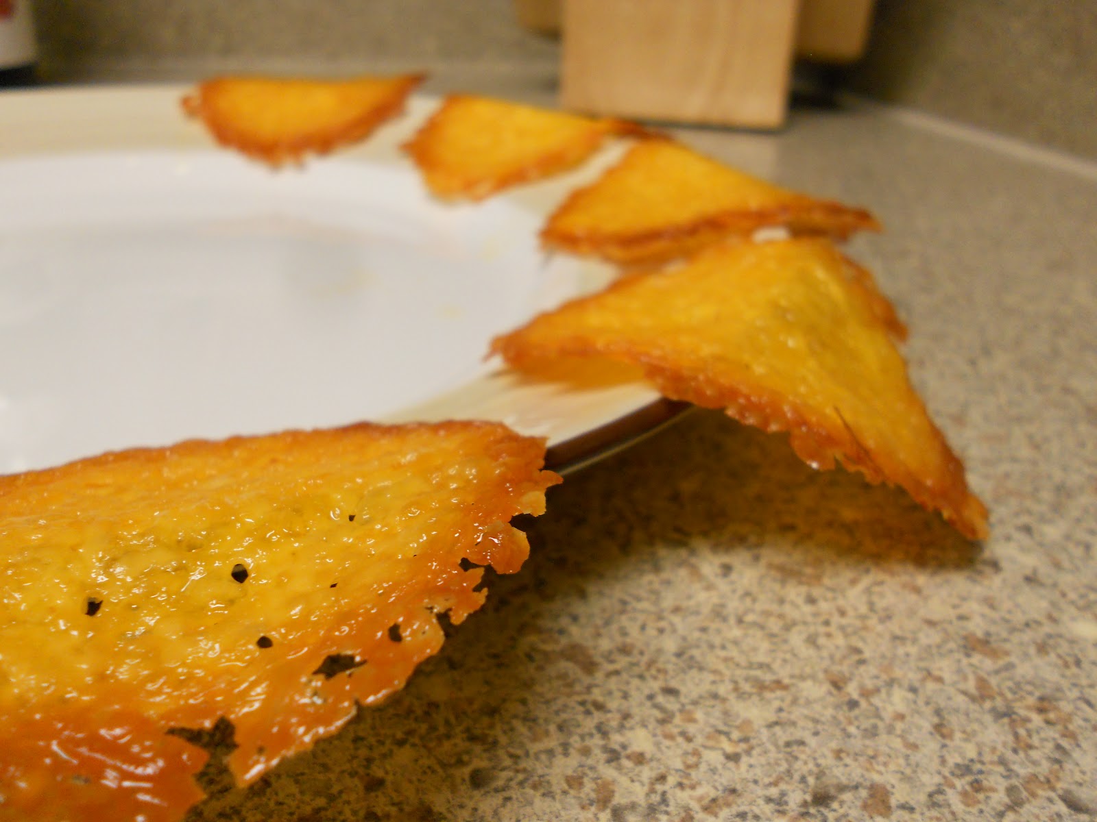 The Traveling Cuisine Baked Cheese Crisps