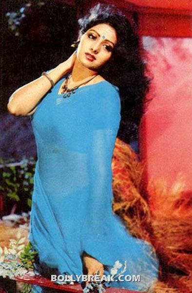 Sridevi in Mr India - (14) - Bollywood Actresses in Saree - Top 25 List