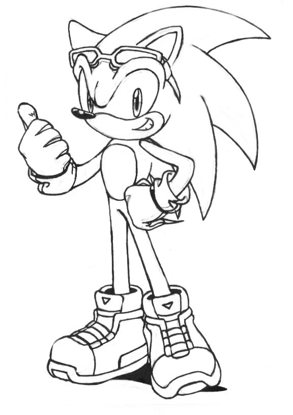 Desenhos do Sonic para Colorir e Pintar [Sonic The Hedgehog] | Pra