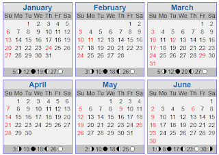 for dates and weird holidays page is October Holidays and Observances
