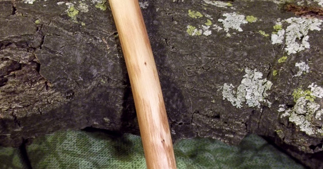 Wands by Tree Mini Apple Wood Healing Wand with Rounded Pommel End For