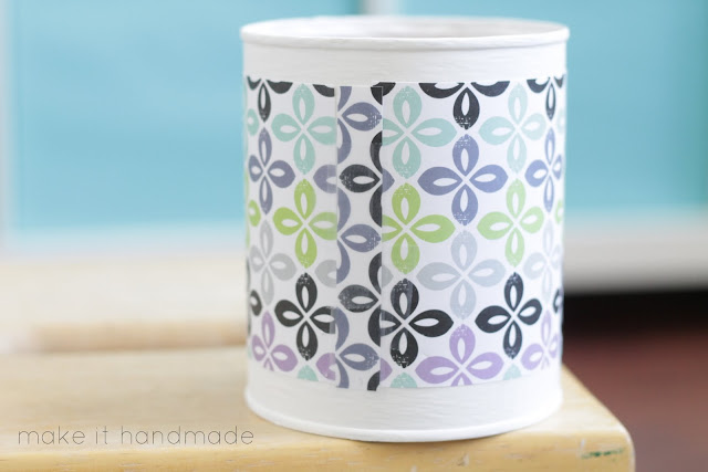 Easy Tin Can Pencil Cup From Make It Handmade