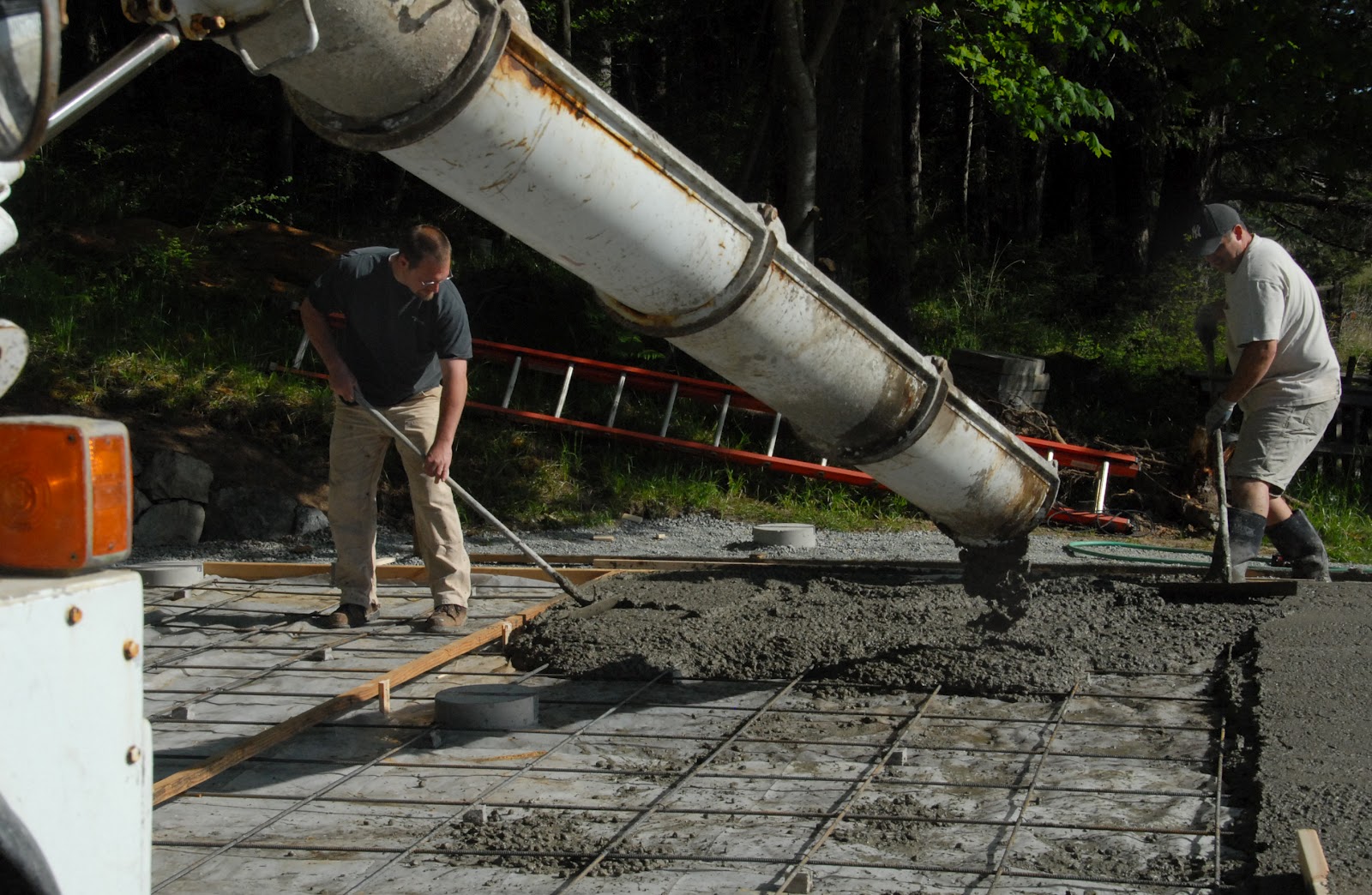 How To Build A Concrete Slab On A Hill