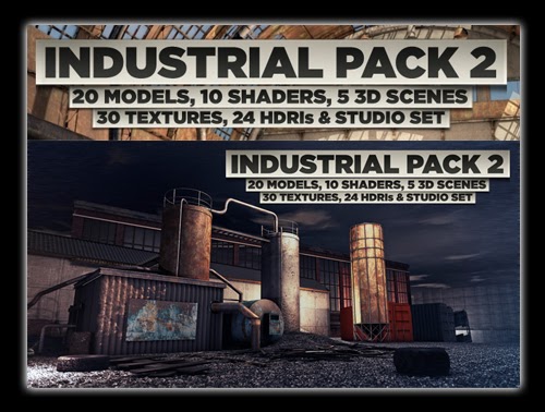 The Pixel Lab - Industrial Pack 2 For Cinema4D