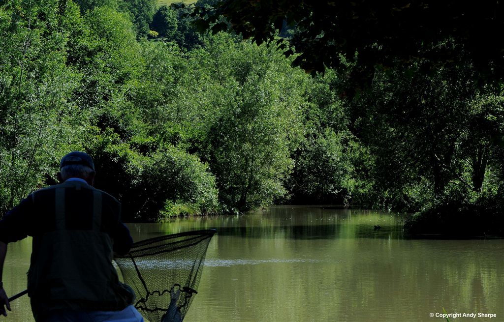 'My View' by Andy Sharpe Fishing Burley Fields Lake Cheltenham 'Fishing ' 16.06.10