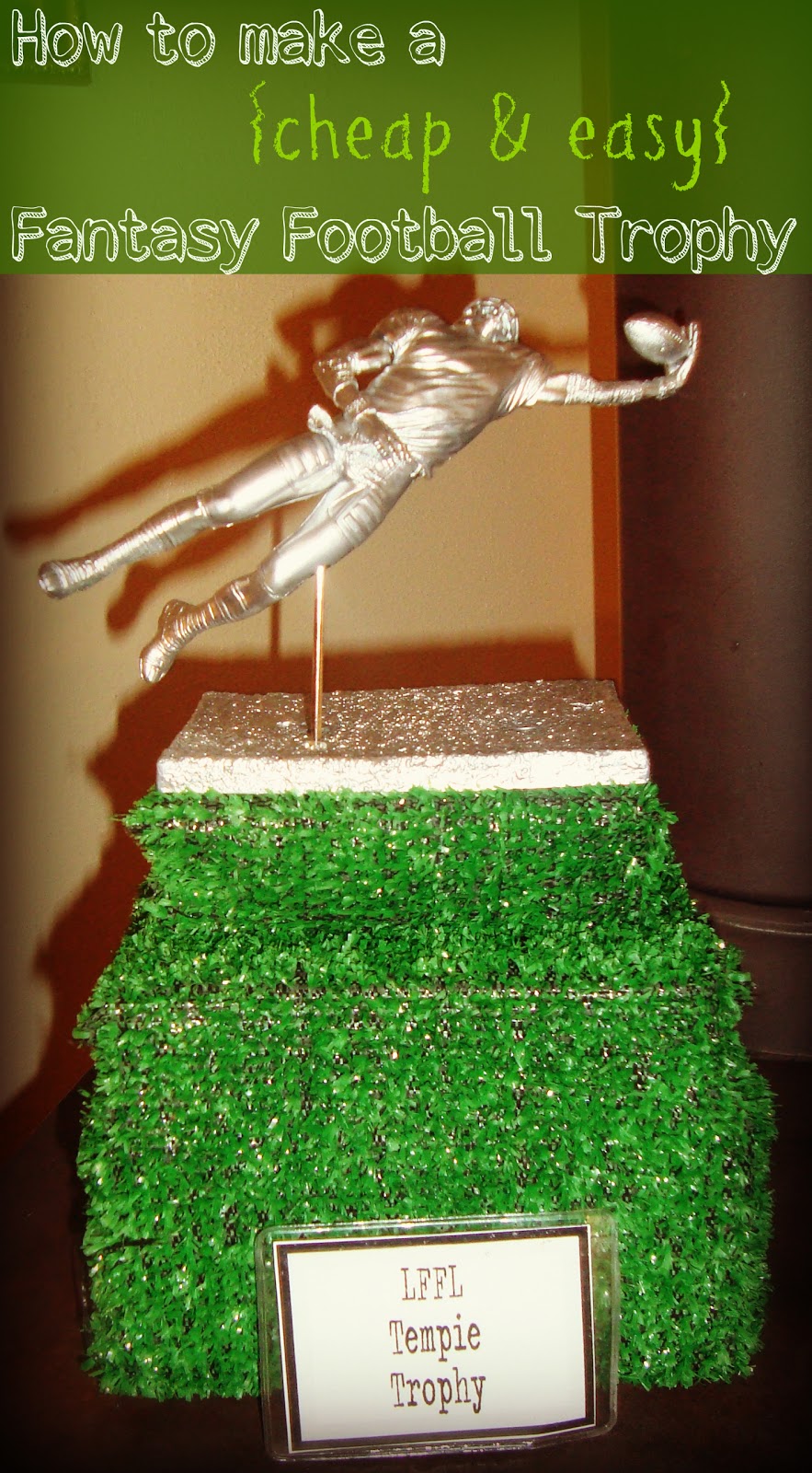 This Yellow House Fantasy Football Trophies (The winner and loser