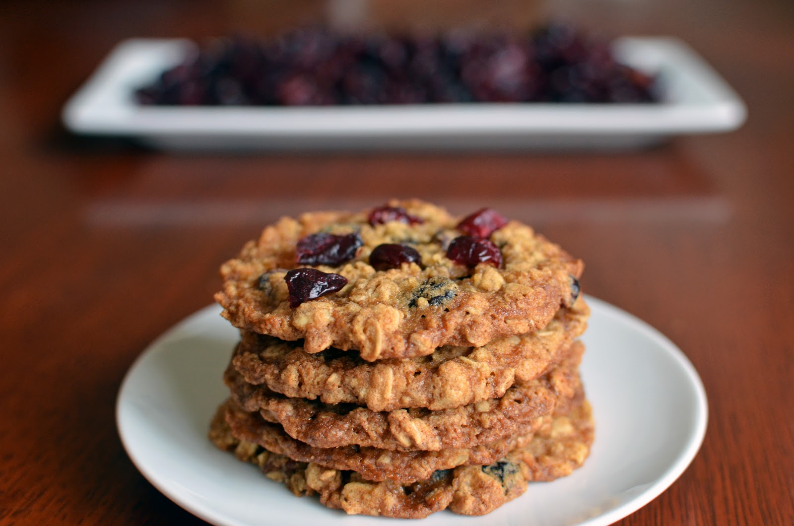 ButterYum Harvest Cranberry Oatmeal Cookies